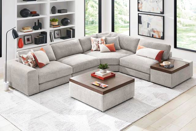Gray 5 Pc ModularThree - Thumbnail - Image 1