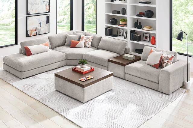Gray 5 Pc ModularThree - Thumbnail - Image 1