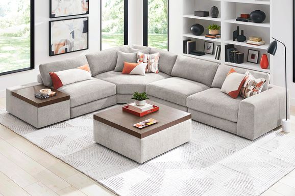 Gray 5 Pc ModularThree
