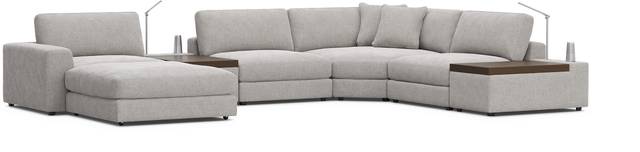 Gray 7 Pc ModularThree with Media Consoles - Thumbnail - Image 2