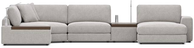 Gray 7 Pc ModularThree with Media Consoles - Thumbnail - Image 3