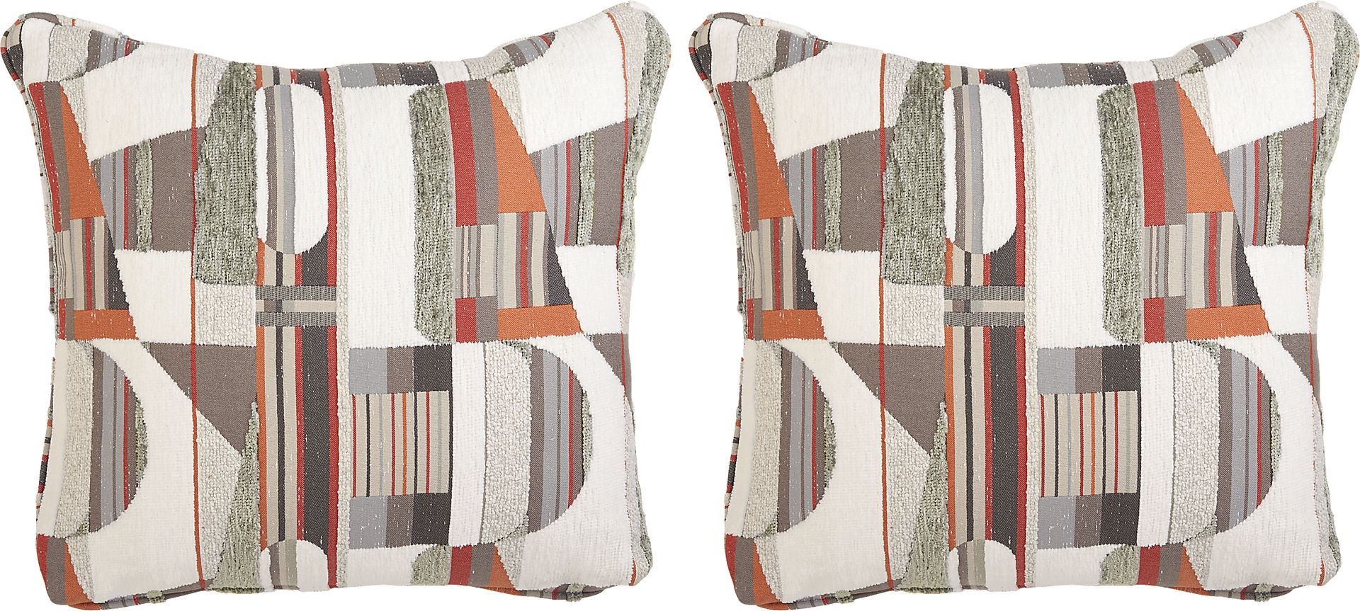 ModularThree Orange Pillow, Set of 2 - Image 1