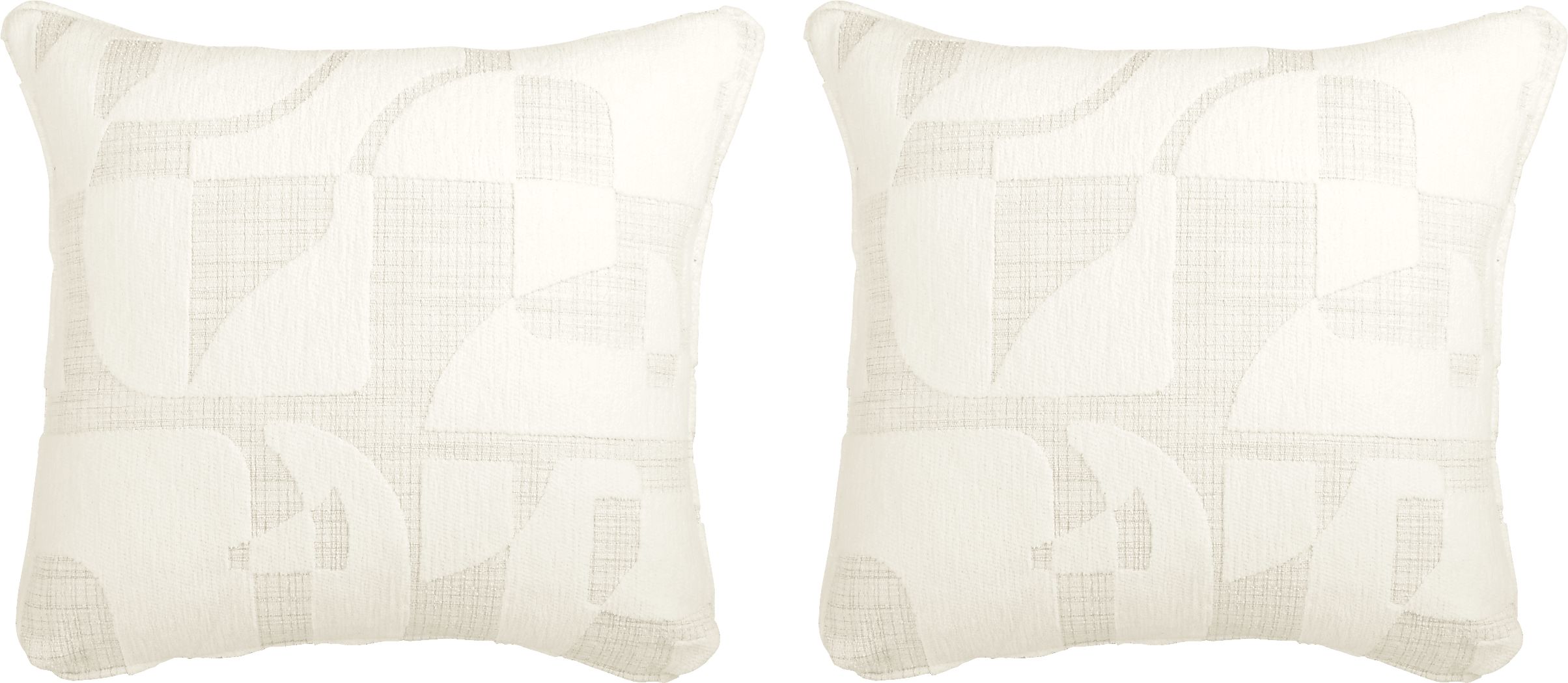 ModularThree White Pillow, Set of 2