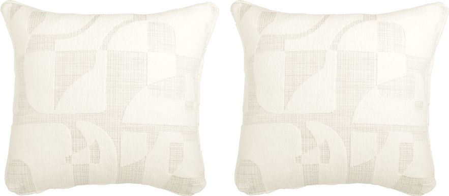 ModularThree White Pillow, Set of 2