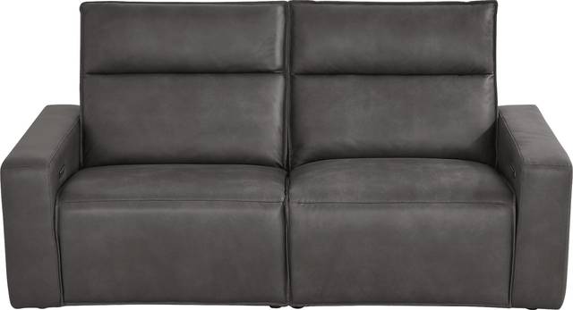 ModularTwo Charcoal 2 Pc Dual Power Reclining Loveseat - Thumbnail - Image 2