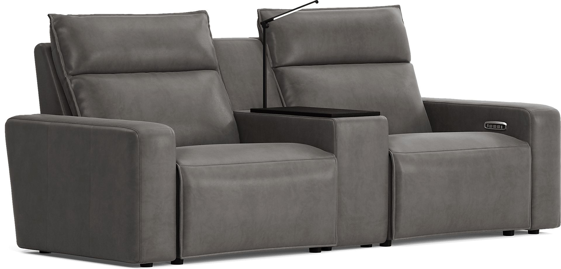 Charcoal 3 Pc Dual Power Reclining ModularTwo - Image 4
