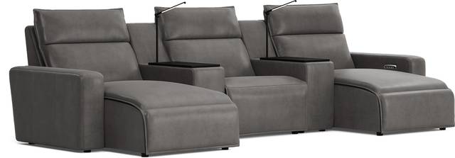 Charcoal 5 Pc Dual Power Reclining ModularTwo - Thumbnail - Image 3