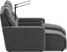 ModularTwo Charcoal 5 Pc Dual Power Reclining Sectional with Wood Top Console
