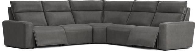 ModularTwo Charcoal 5 Pc Dual Power Reclining Sectional - Thumbnail - Image 1