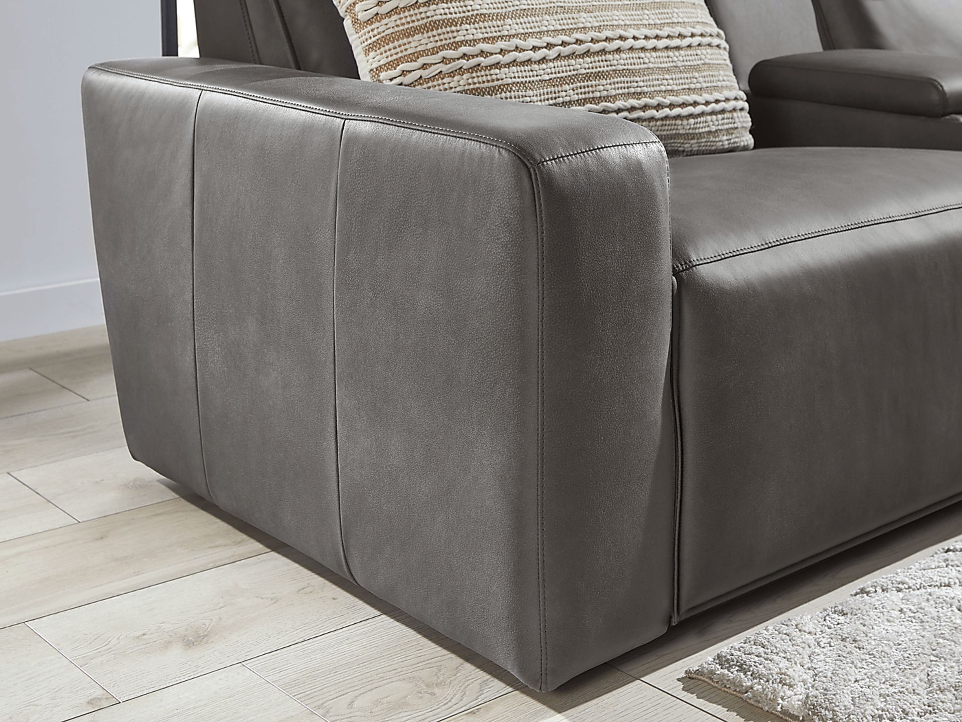 Charcoal 6 Pc Dual Power Reclining ModularTwo - Image 5