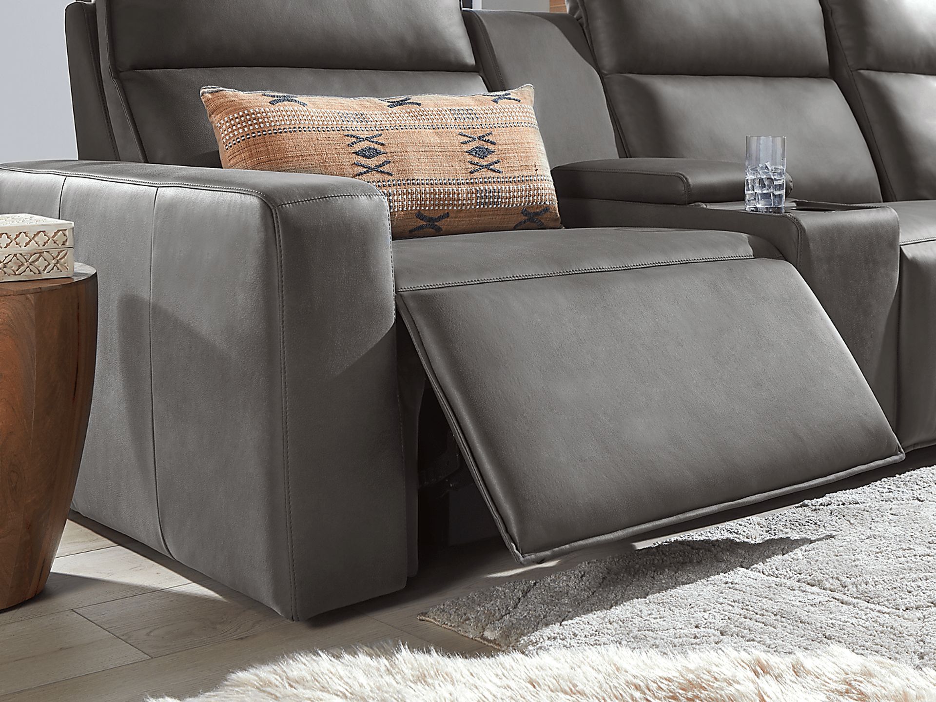 Charcoal 6 Pc Dual Power Reclining ModularTwo - Image 6