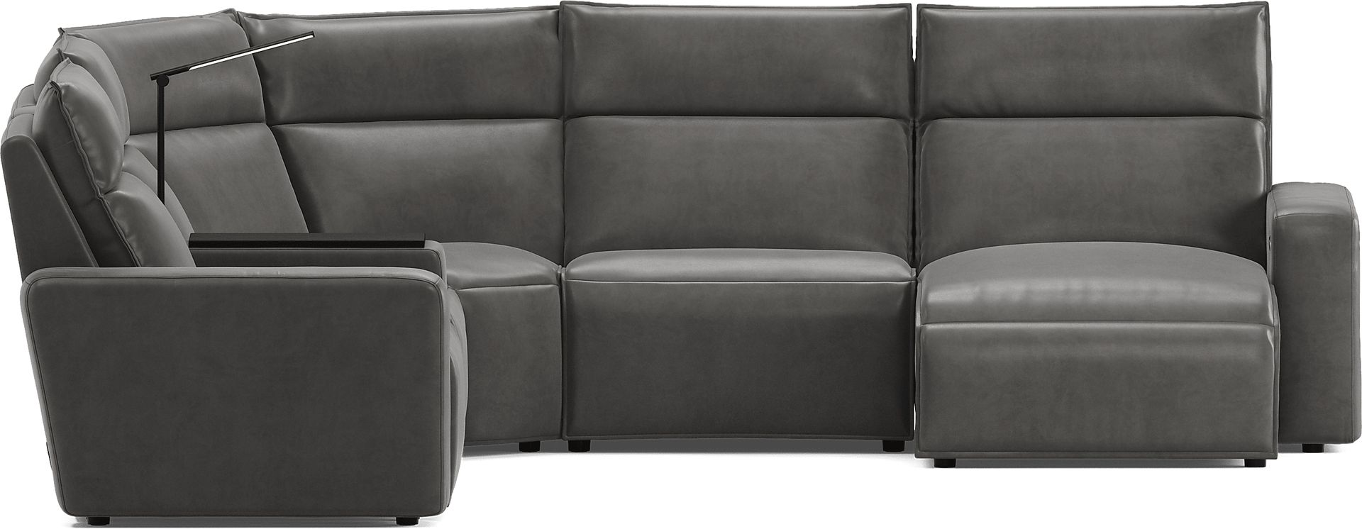 Charcoal 6 Pc Dual Power Reclining ModularTwo - Image 4