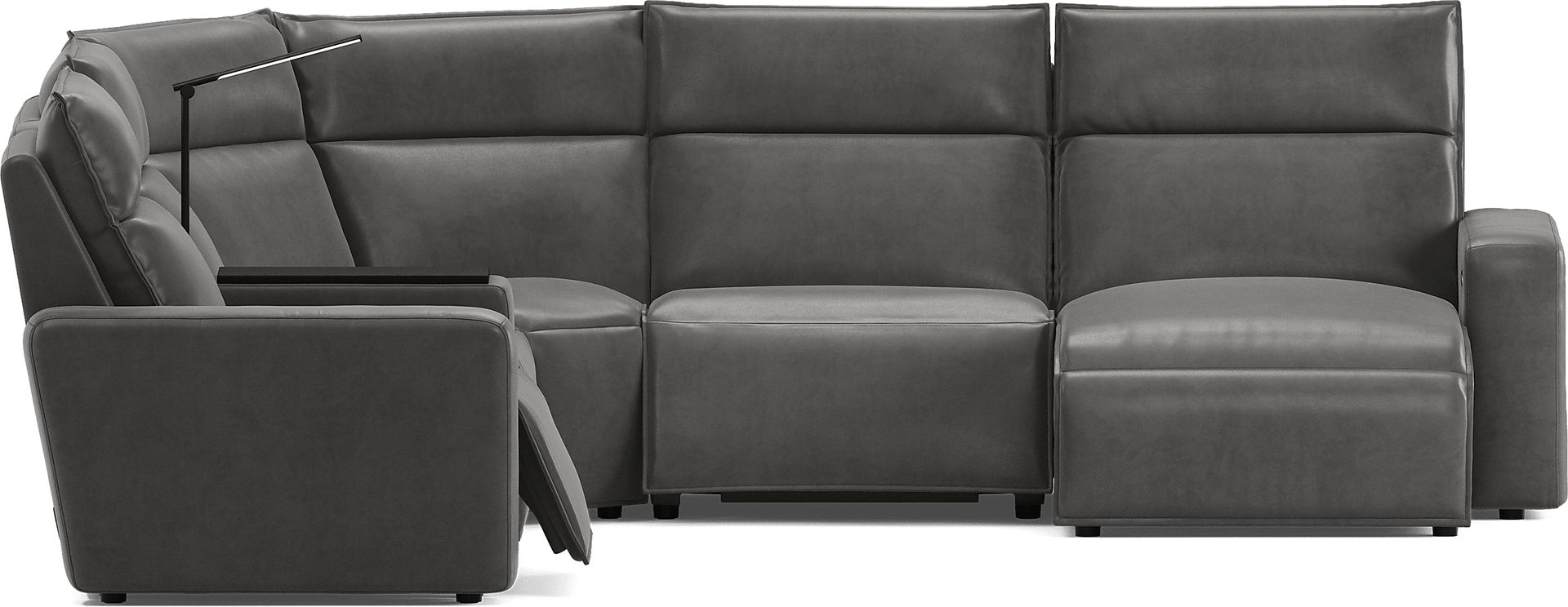 Charcoal 6 Pc Dual Power Reclining ModularTwo - Image 5