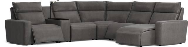 Charcoal 6 Pc Dual Power Reclining ModularTwo - Thumbnail - Image 1