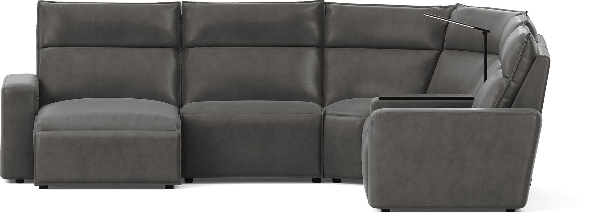 Charcoal 6 Pc Dual Power Reclining ModularTwo - Image 3