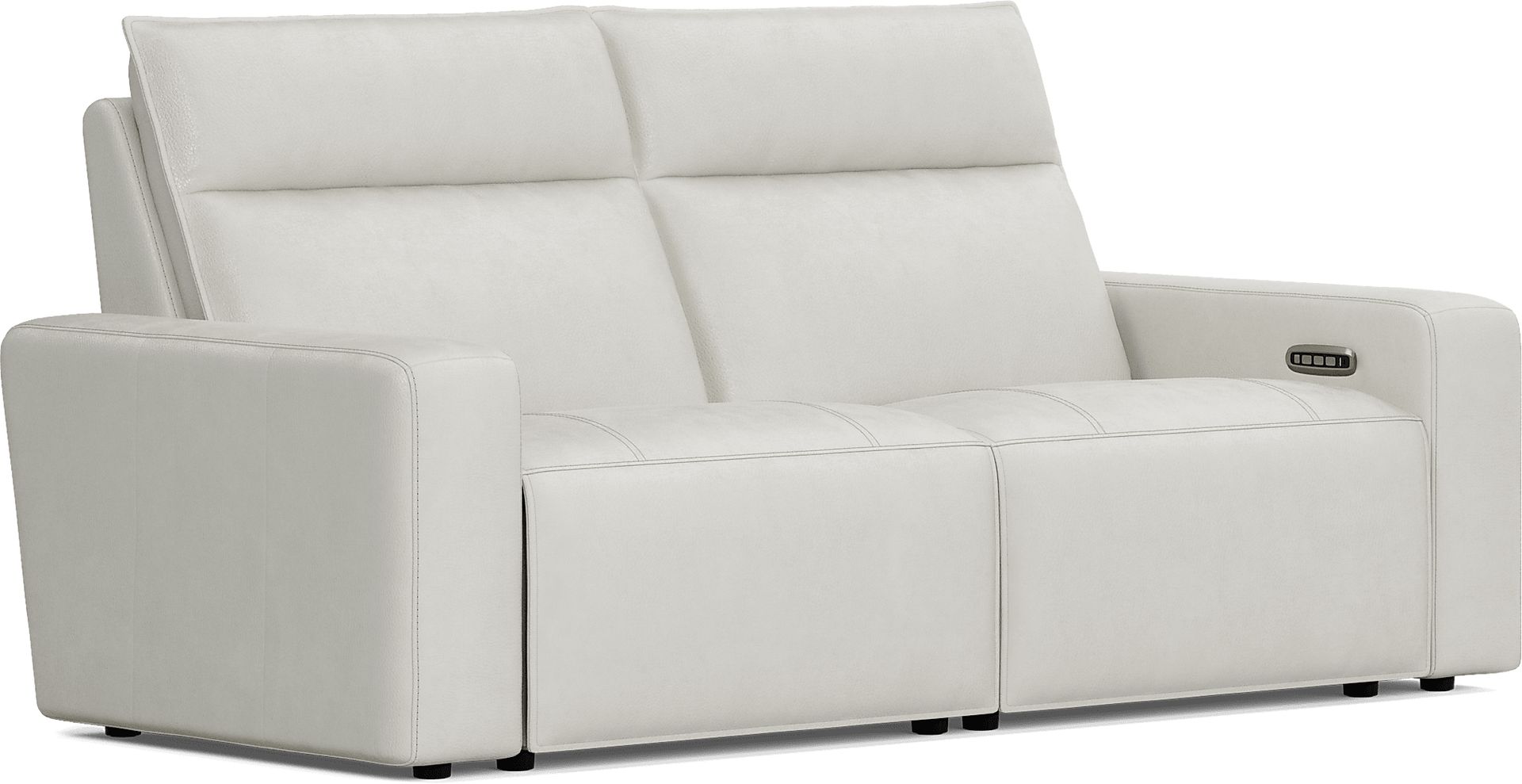 ModularTwo Light Gray 2 Pc Dual Power Reclining Loveseat - Image 3