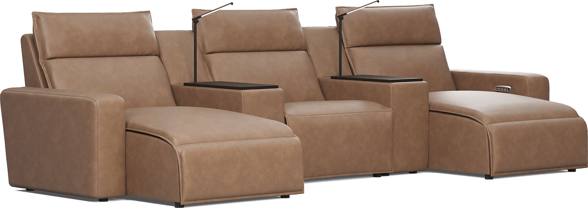 Saddle 5 Pc Dual Power Reclining ModularTwo - Image 3