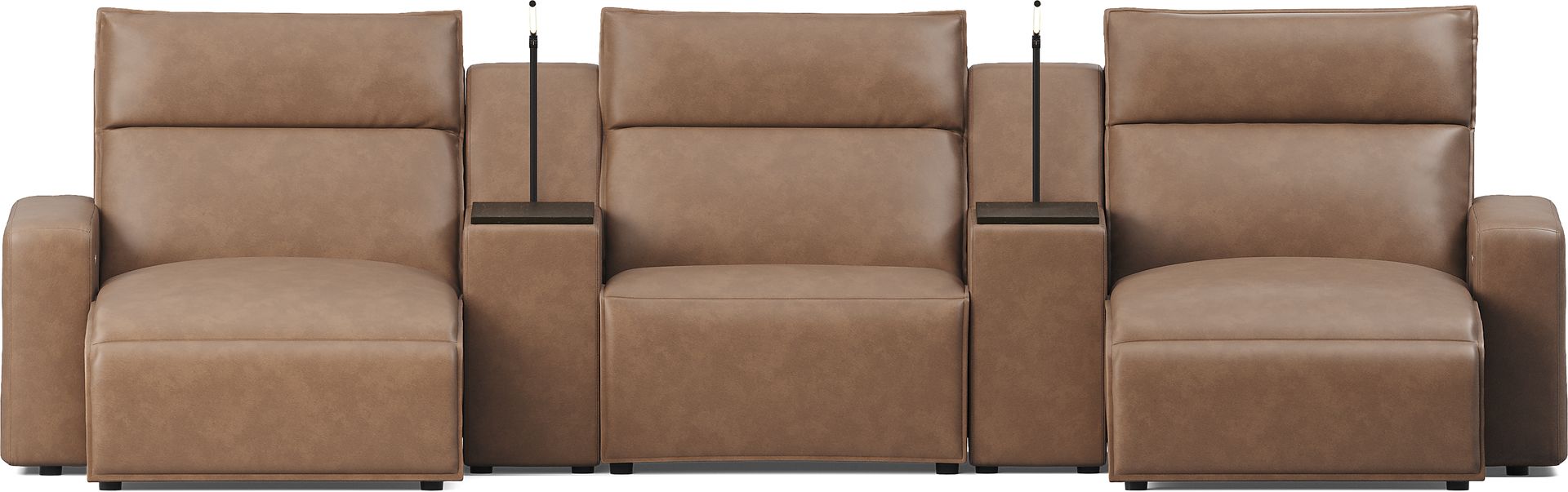 Saddle 5 Pc Dual Power Reclining ModularTwo - Image 1