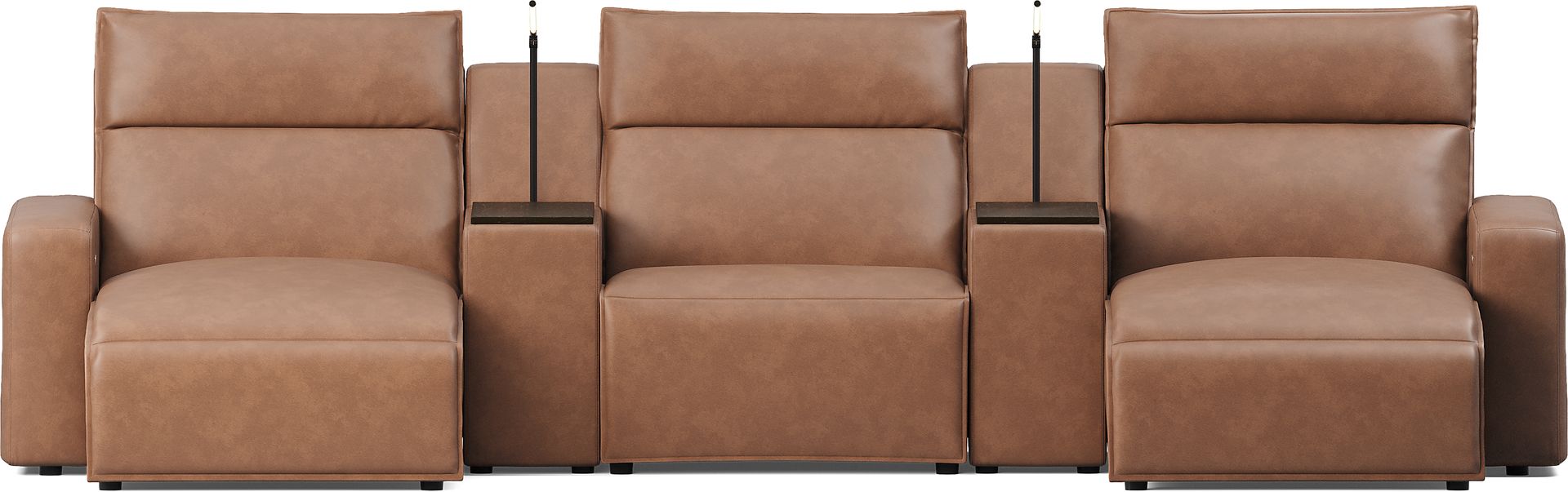 Saddle 5 Pc Dual Power Reclining ModularTwo - Image 1