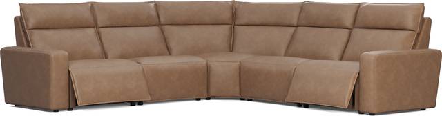 ModularTwo Saddle 5 Pc Dual Power Reclining Sectional - Thumbnail - Image 1