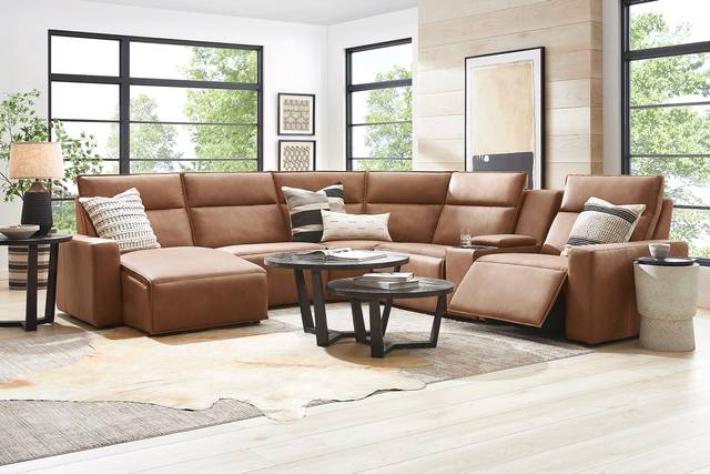 Saddle 6 Pc Dual Power Reclining ModularTwo - Thumbnail - Image 2
