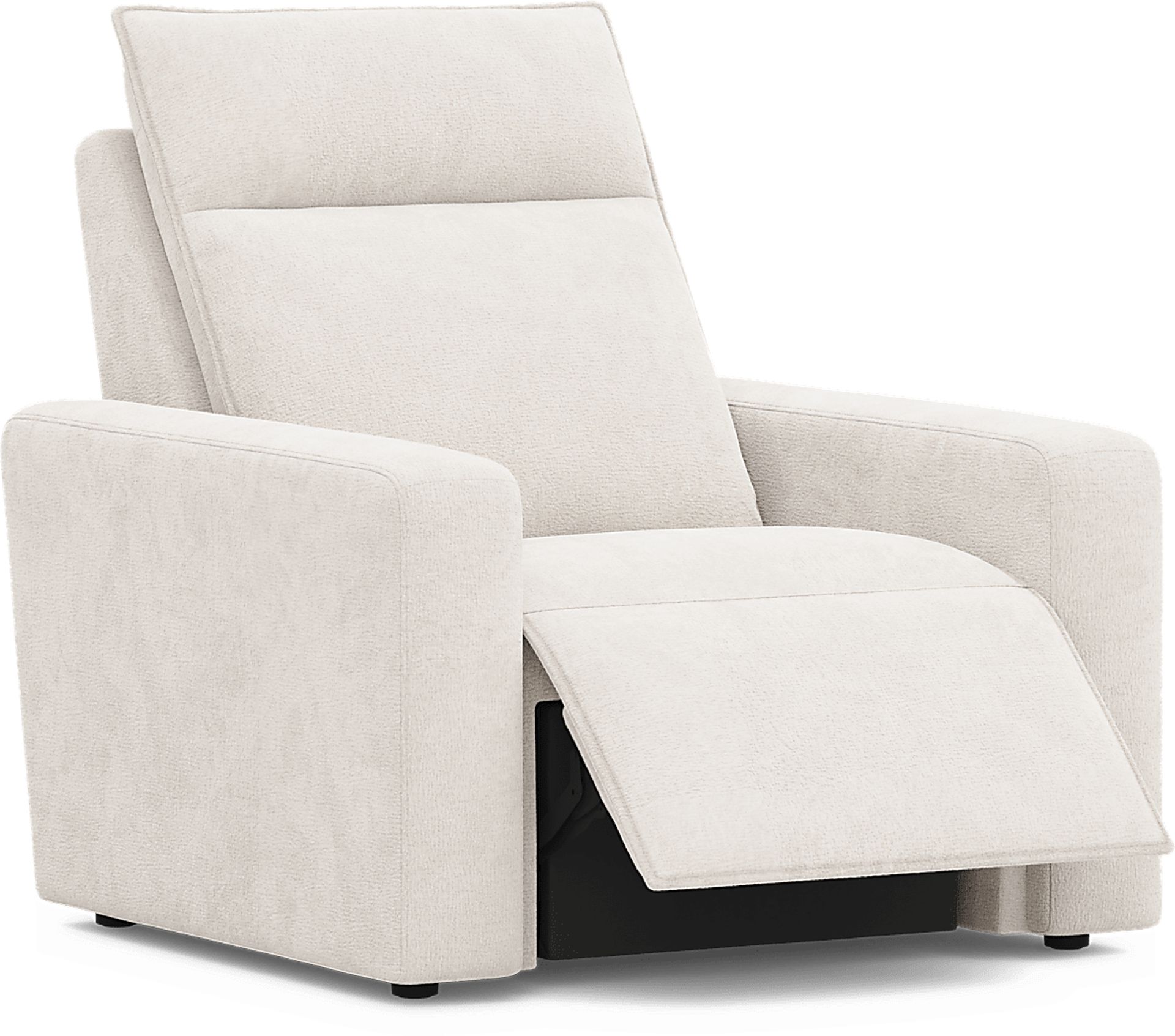 ModularTwo Silver Dual Power Recliner - Image 1
