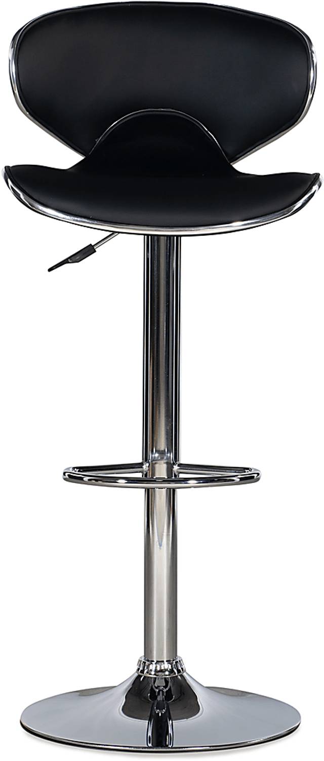 Moeta Black Desk Stool - Thumbnail - Image 3