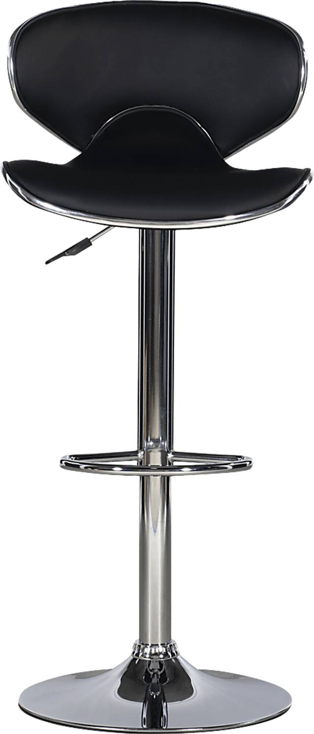 Moeta Black Desk Stool - Thumbnail - Image 2