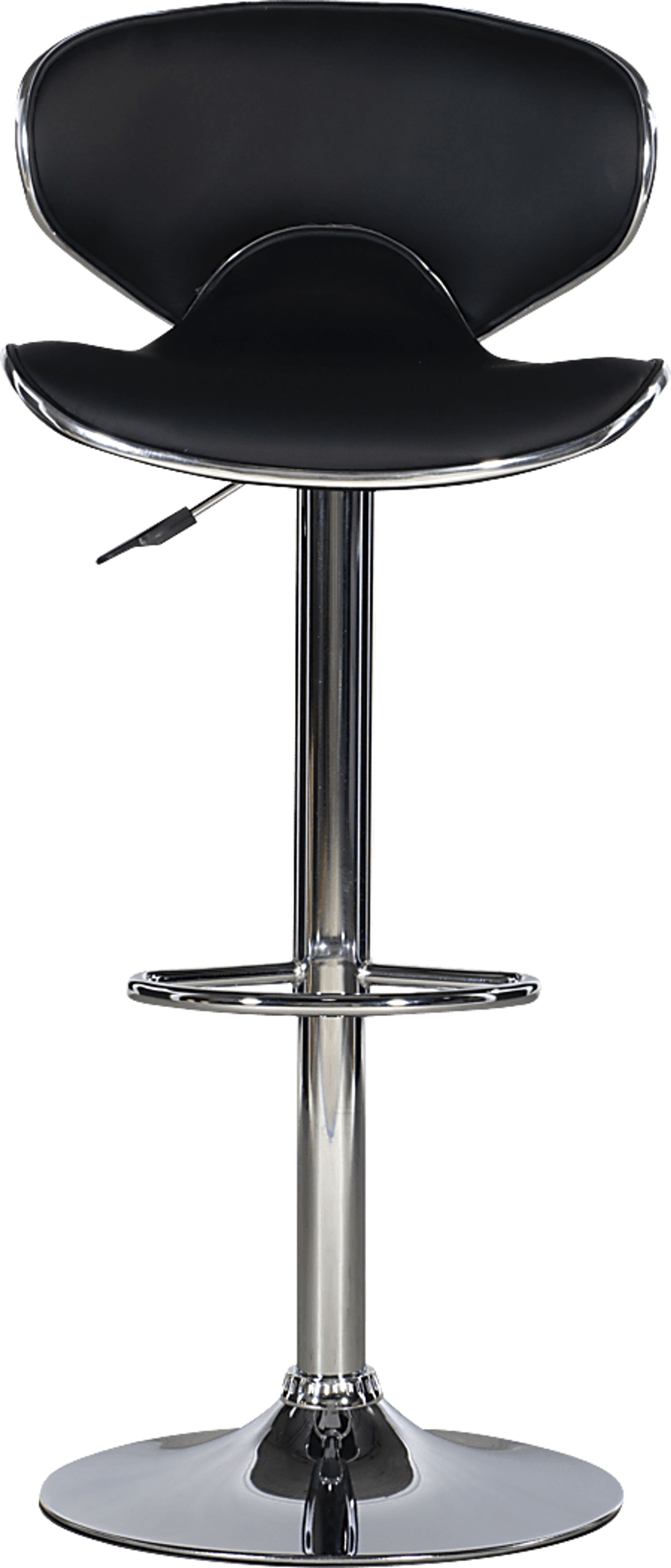 Moeta Black Desk Stool - Image 2