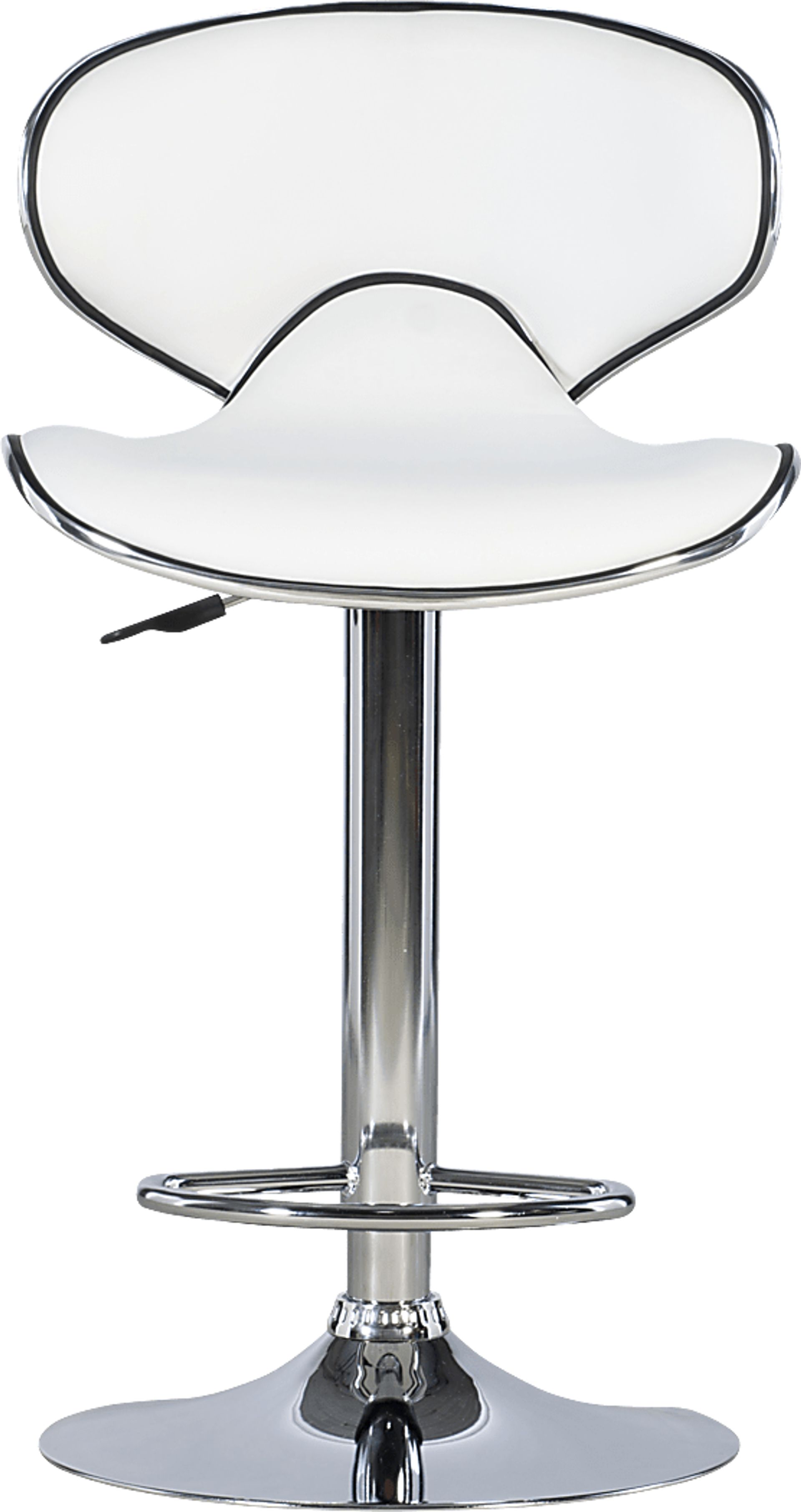 Moeta White Desk Stool - Image 2