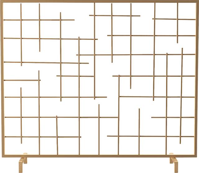 Moffre Gold Fireplace Screen - Thumbnail - Image 2