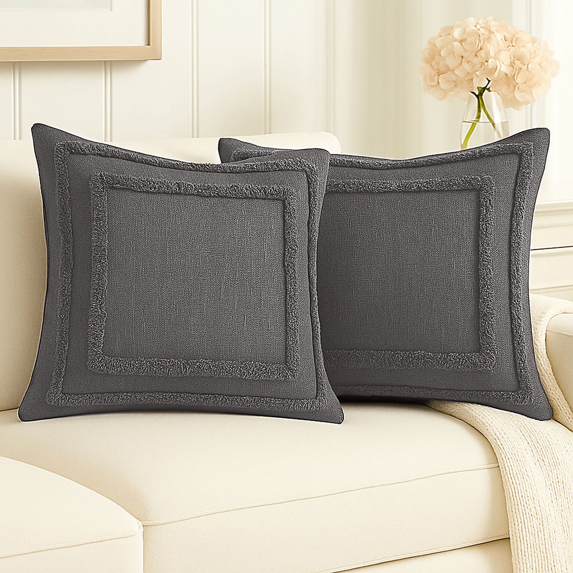 Mogui Charcoal Pillow, Set of 2 - Image 2
