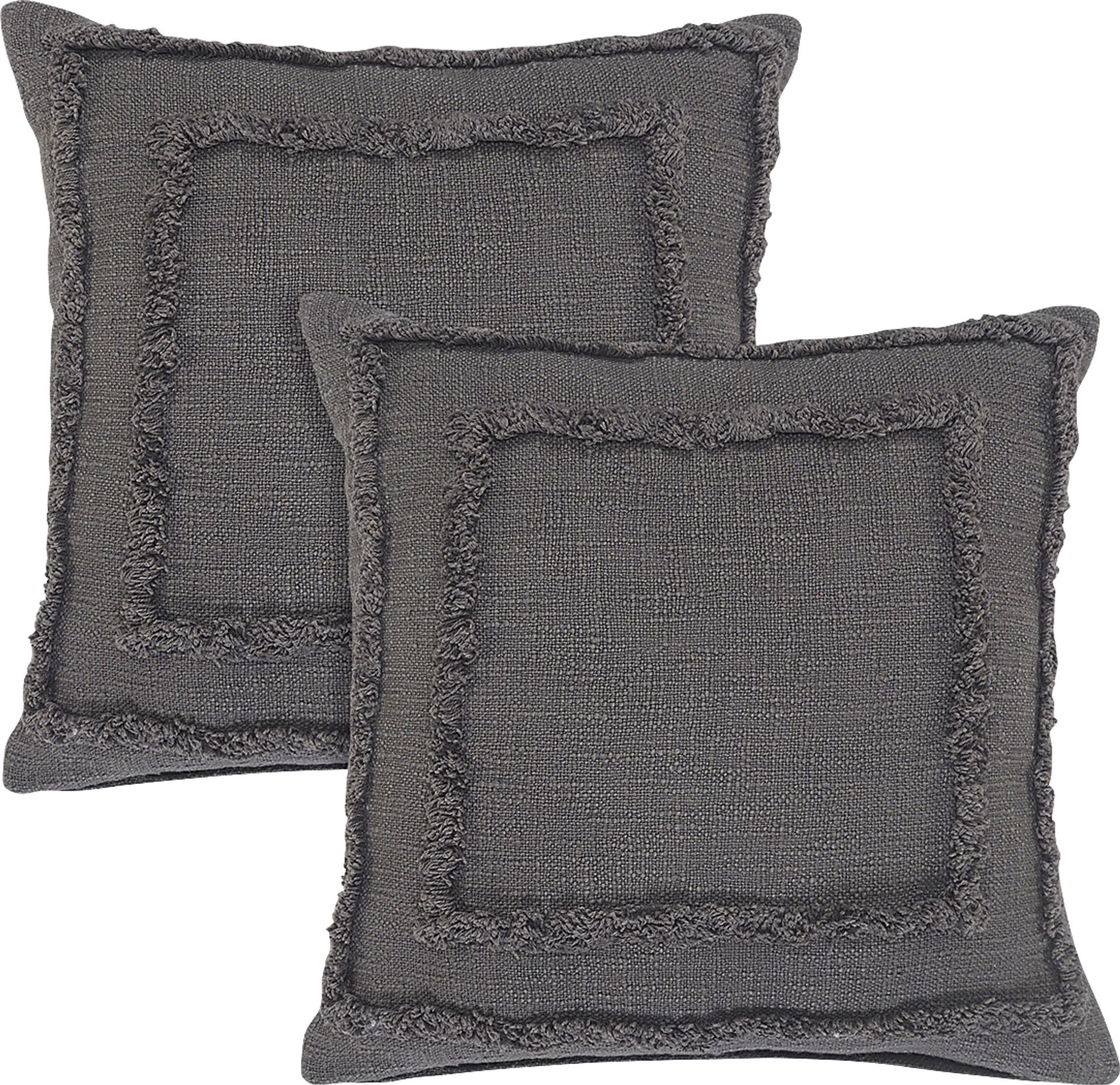 Mogui Charcoal Pillow, Set of 2 - Image 1