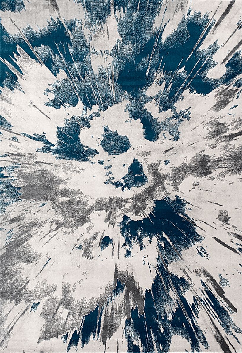 Mohigan Blue 5' x 7' Rug