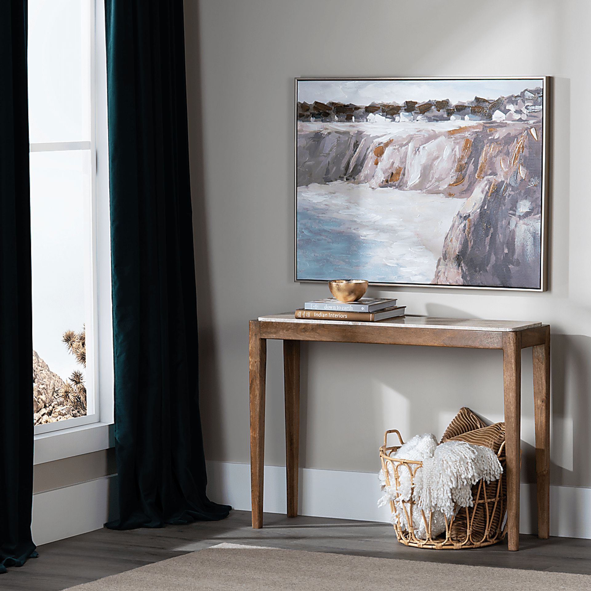 Mohlin Brown Sofa Table - Image 2