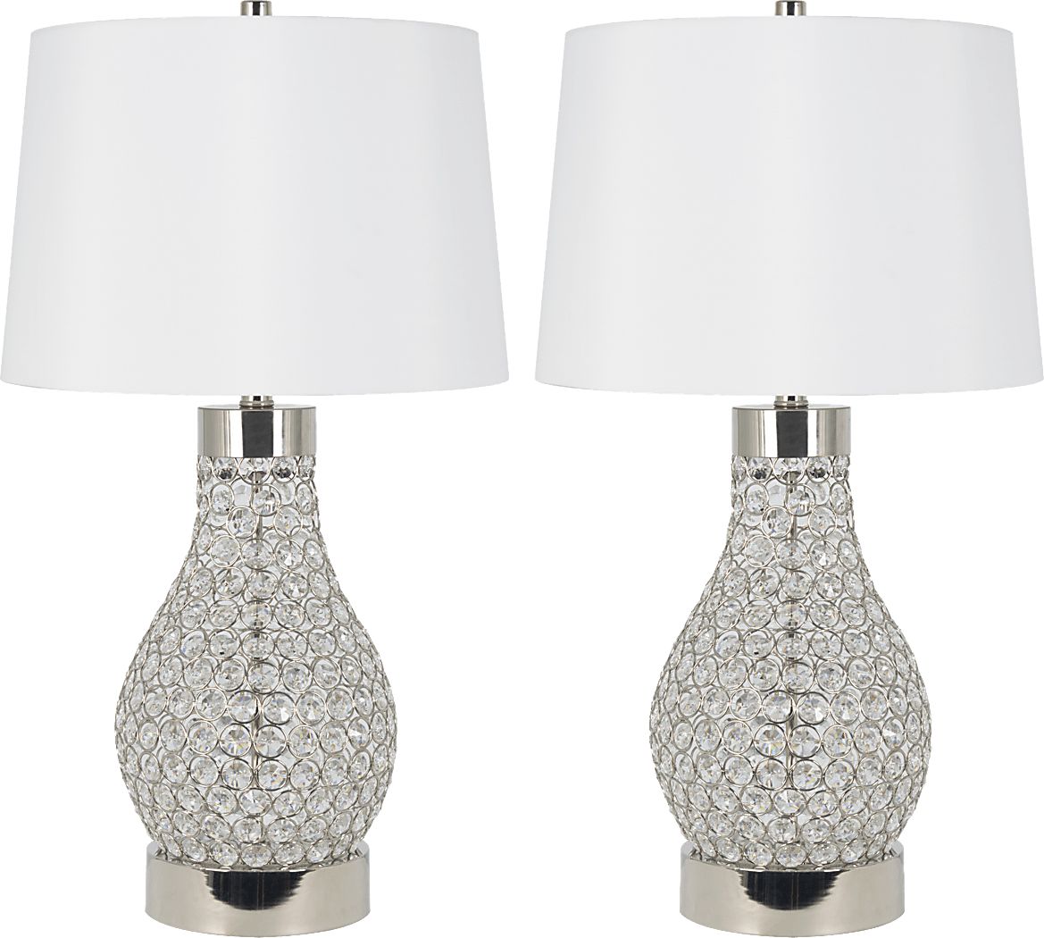 Mohr Home Clear Table Lamps, Set of 2