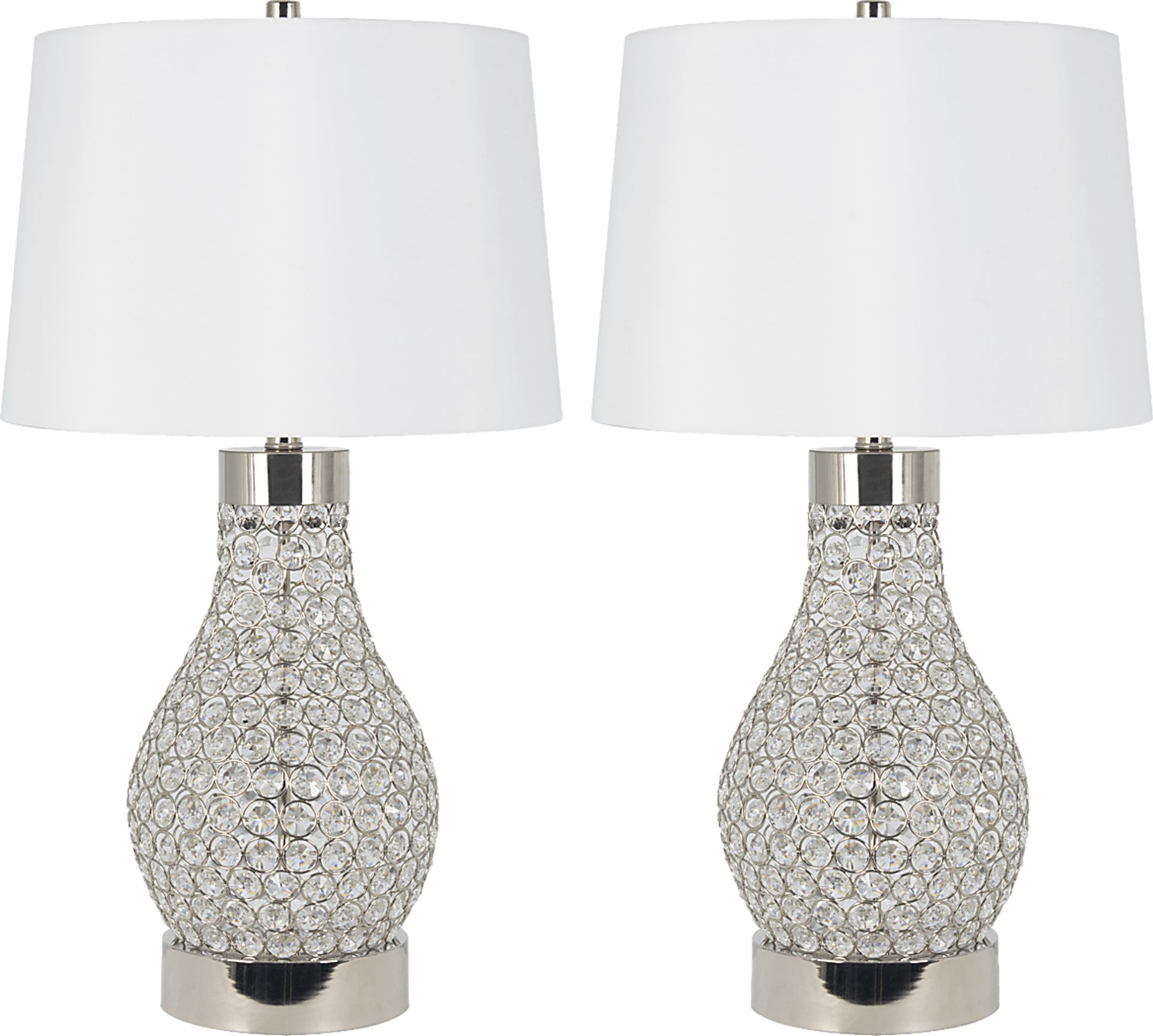 Mohr Home Clear Table Lamps, Set of 2 - Image 1