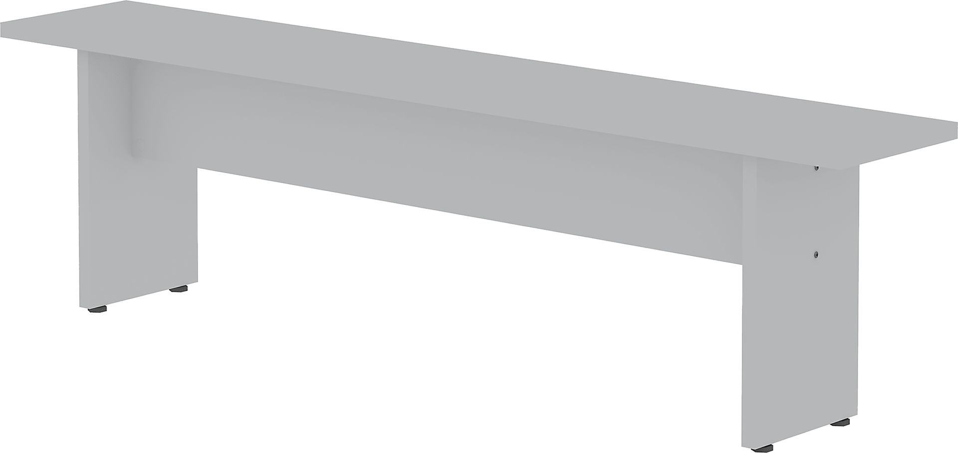 Mokema White Dining Bench - Image 1