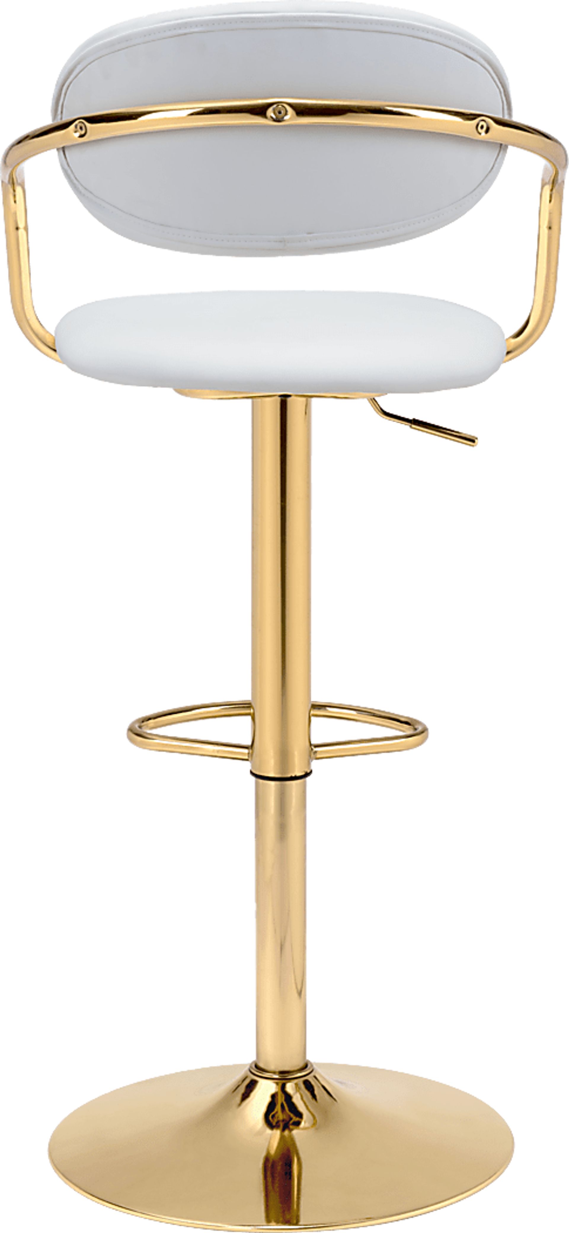 Molalea White Barstool - Image 3