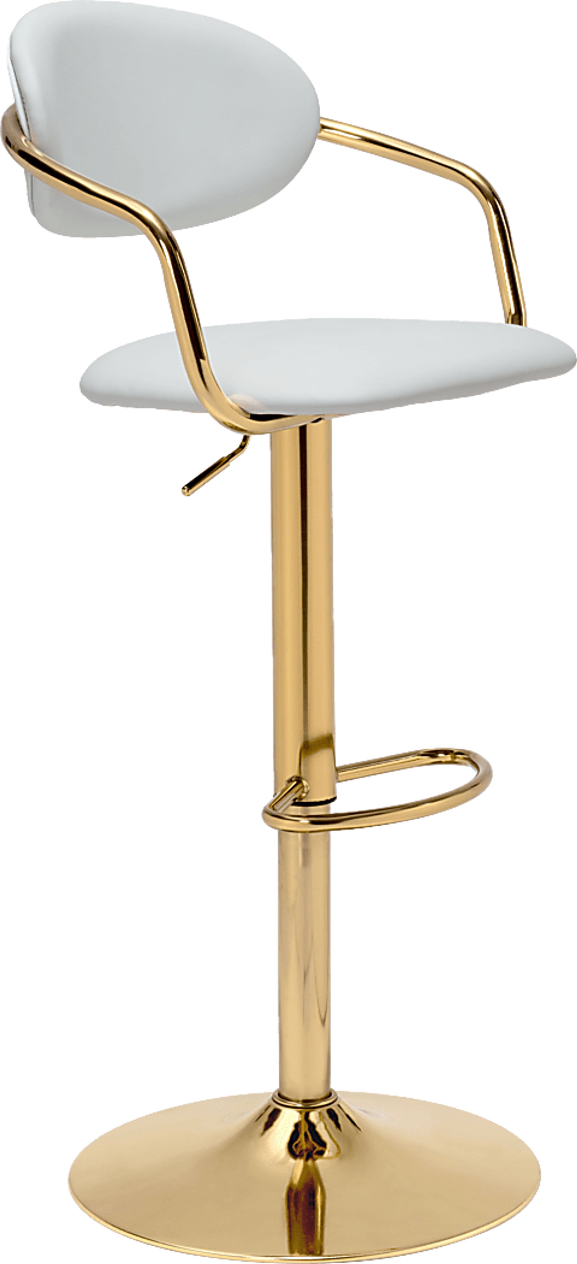 Molalea White Barstool - Image 1