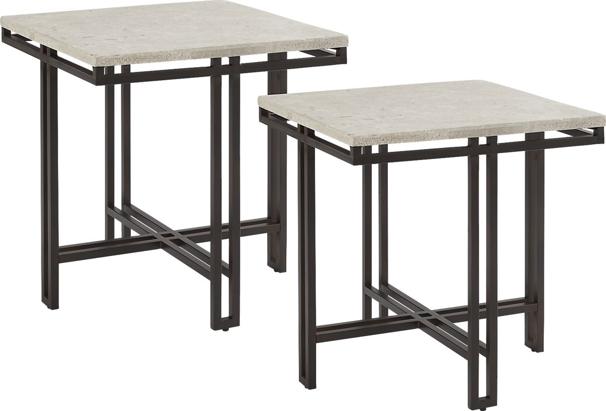 Molino Beige Colors,Light Wood,White 2 Pc Table Set | Rooms to Go