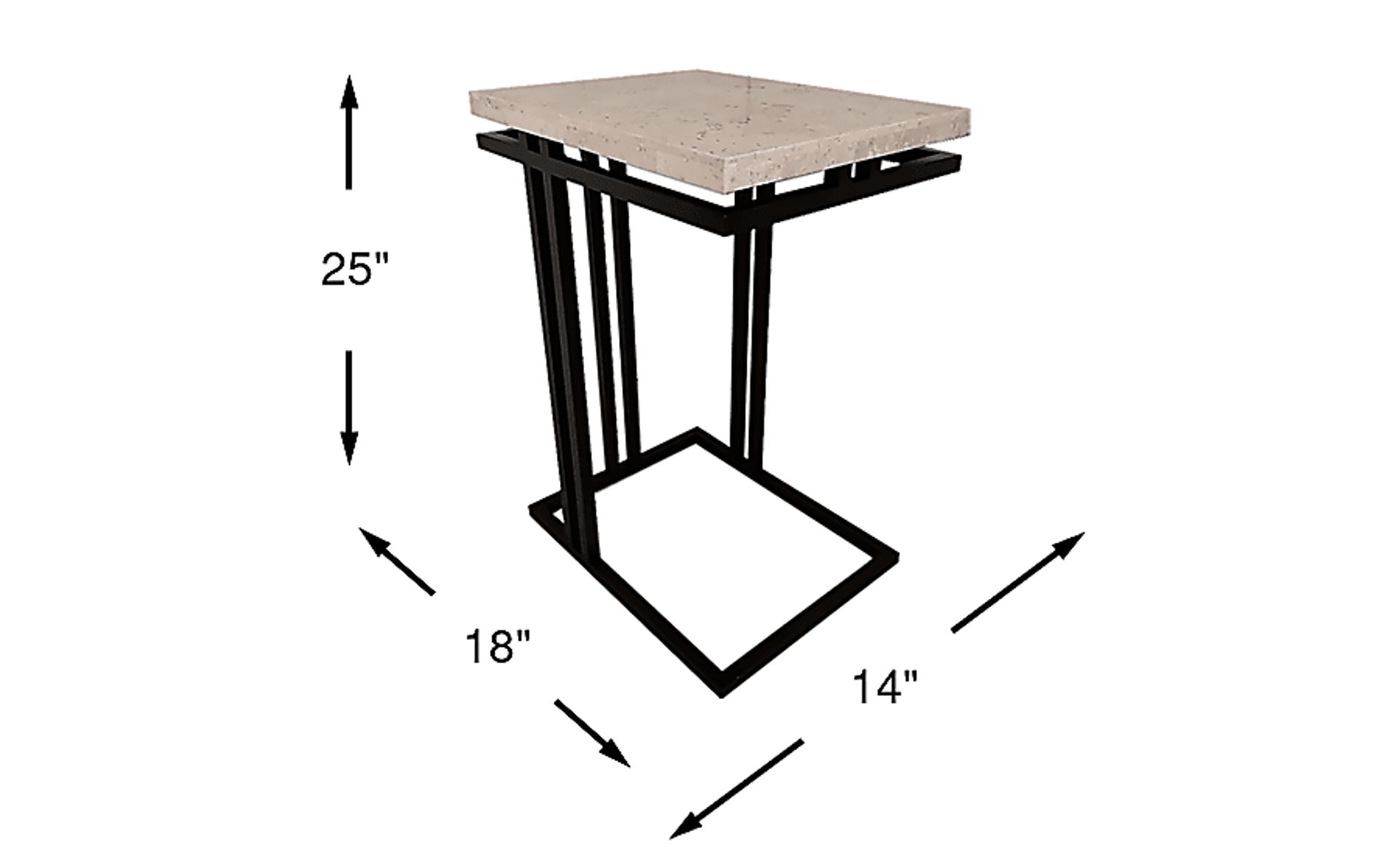 Dimension Image. Please refer to the Dimension Tab on this page for dimension details.