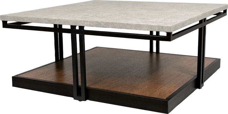 Molino Beige Cocktail Table with Casters