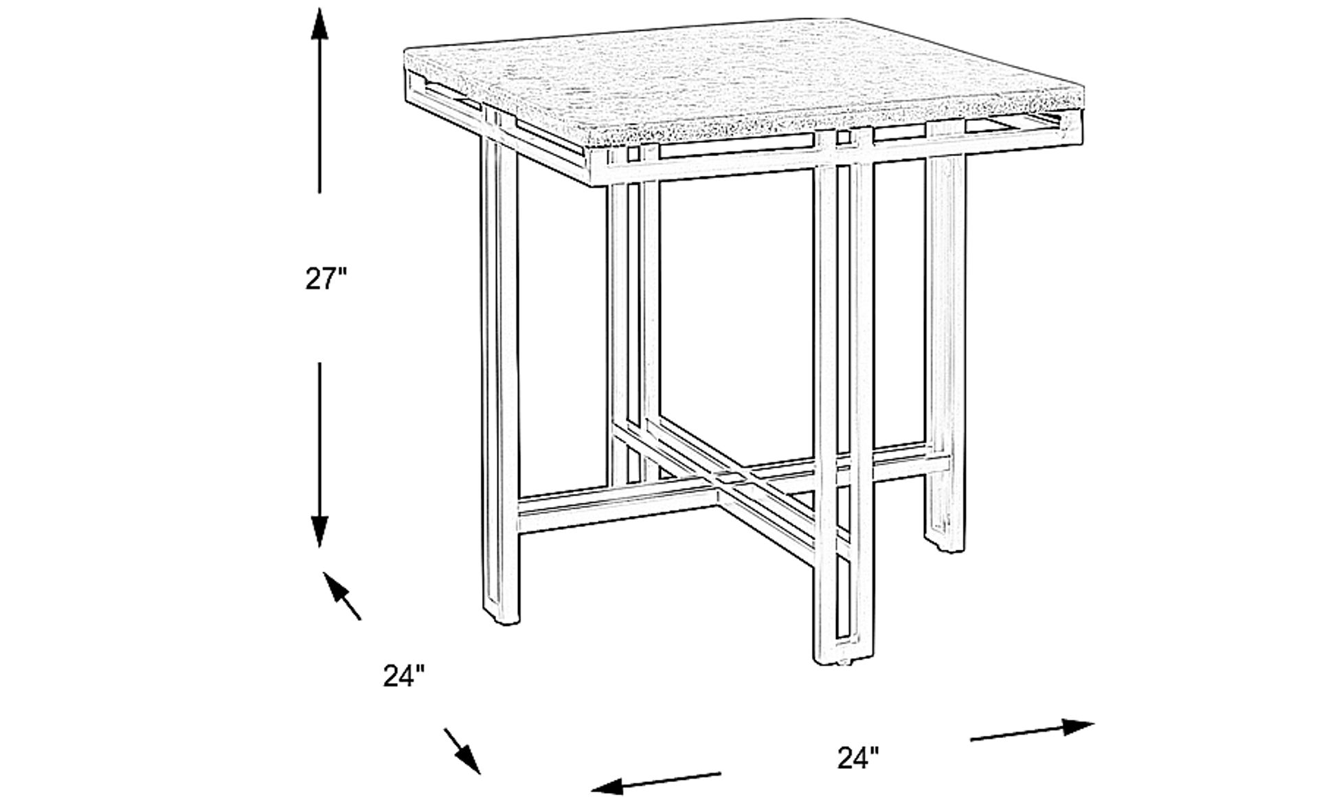 Dimension Image. Please refer to the Dimension Tab on this page for dimension details.