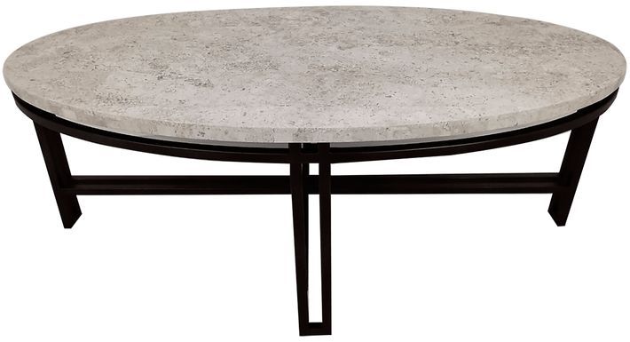 Molino Beige Oval Cocktail Table