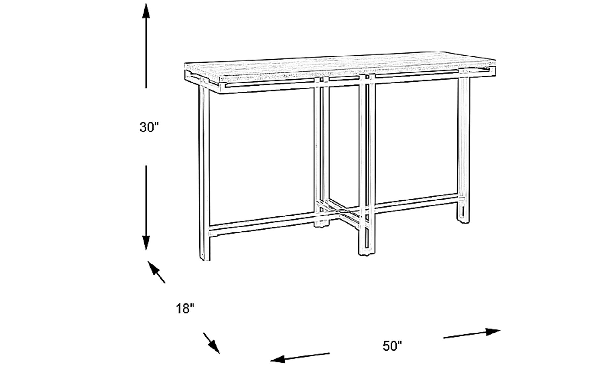 Dimension Image. Please refer to the Dimension Tab on this page for dimension details.