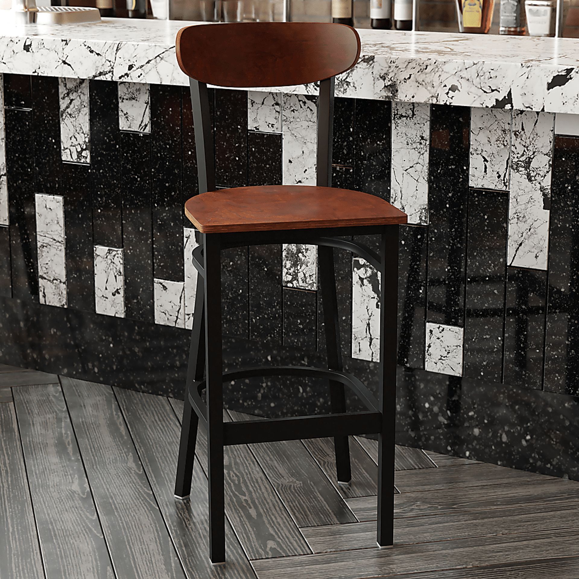 Mollalla Brown Barstool - Image 2