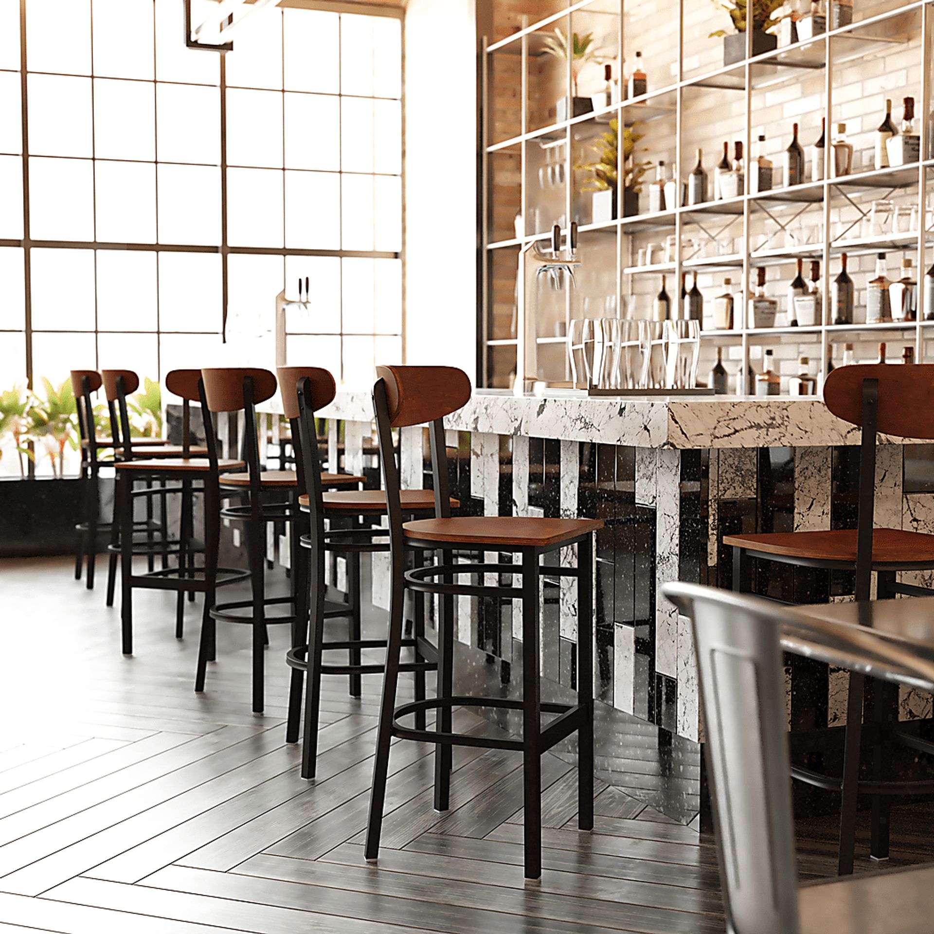 Mollalla Brown Barstool - Image 4