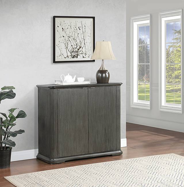 Mollybright Gray Bar Cabinet - Thumbnail - Image 2