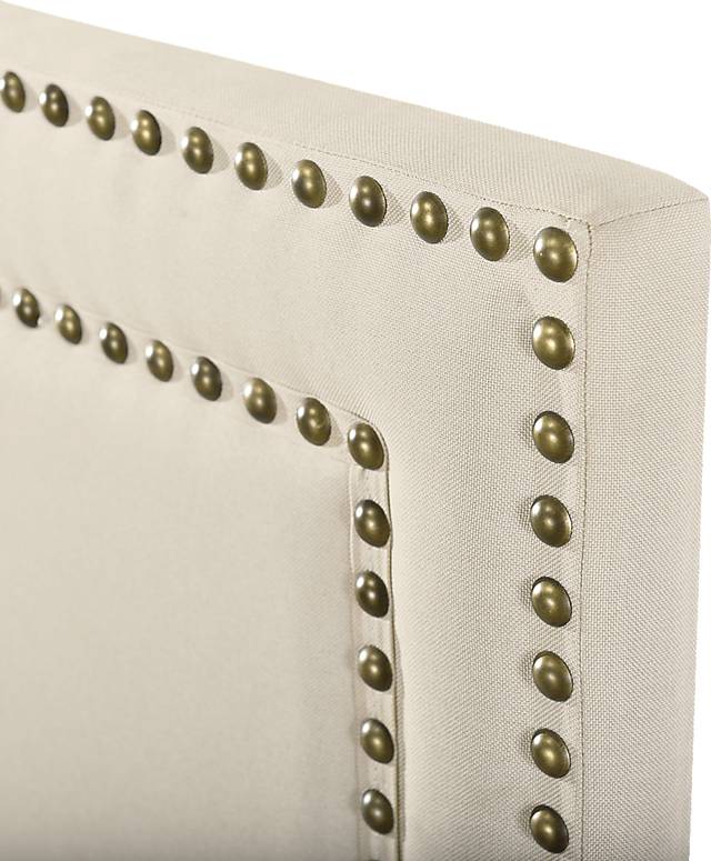 Mollywoods Cream Queen Headboard and Bench - Thumbnail - Image 7
